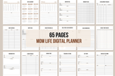 Mom Life Digital Planner - 65 Pages